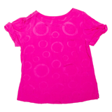 Womens Printed Top Pink S