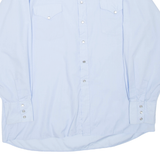 Womens Shirt Blue Collared Long Sleeve XL