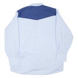 Womens Shirt Blue Collared Long Sleeve XL