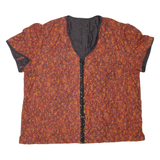Womens Printed Top Orange XL