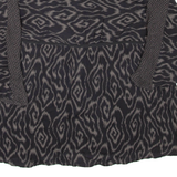 GHOST Womens Printed Blouse Black Crazy Pattern L