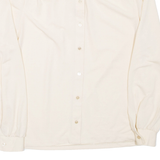 Womens Blouse Beige Long Sleeve M