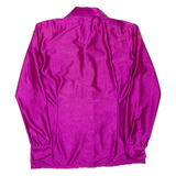 Womens Shirt Purple Collared Long Sleeve L