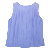 LAST SCENE Womens Vest Blue S