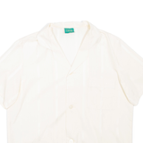 CANADA Womens Shirt Beige Collared Striped S