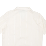 CANADA Womens Shirt Beige Collared Striped S