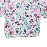 Womens Printed Top Pink Crazy Pattern L