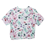 Womens Printed Top Pink Crazy Pattern L