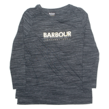 BARBOUR INTERNATIONAL Womens T-Shirt Black Long Sleeve UK 14