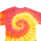HANES Virginia Beach Mens Tie Dye T-Shirt Red USA M
