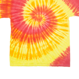 HANES Virginia Beach Mens Tie Dye T-Shirt Red USA M