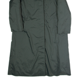 C&A Faux Fur Lined Womens Trench Coat Green UK 16