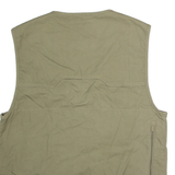 DECATHLON Solognac Utility Mens Gilet Green L