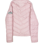 DIESEL Womens Puffer Jacket Pink Hooded XS