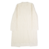 PHASE EIGHT Womens Overcoat Coat White Floral UK 10