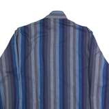 Womens Shirt Blue Striped Long Sleeve M