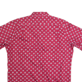 JENNI Womens Shirt Maroon 90s Floral L