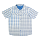 COLUMBIA Mens Shirt Blue Check L