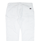 DICKIES Carpenter Workwear Mens Trousers White Regular Straight W40 L30