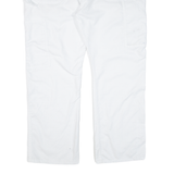 DICKIES Carpenter Workwear Mens Trousers White Regular Straight W40 L30