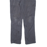CARHARTT Workwear Mens Trousers Grey Regular Straight W33 L28