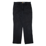 CARHARTT Workwear Mens Trousers Black Relaxed Straight W35 L30