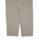 CARHARTT Carpenter Workwear Mens Trousers Beige Loose Straight W38 L29