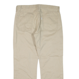 LEVI'S Mens Trousers Beige Regular Straight W36 L30