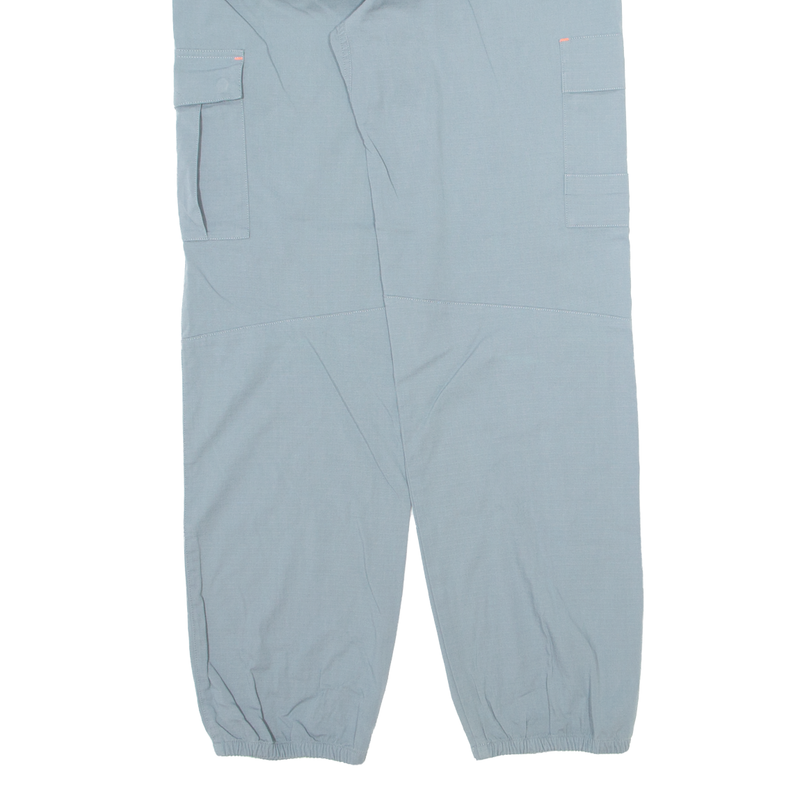 ADIDAS Boys Trousers Blue Relaxed Tapered W28 L30