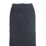 LA SHADY Cargo Mens Trousers Black Relaxed Straight W28 L30