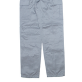Military Cargo Mens Trousers Grey Slim Straight W26 L32