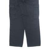 TEDDY'S Cargo Womens Trousers Black Regular Straight W30 L28