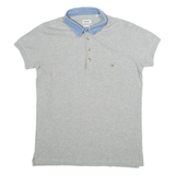 DIESEL Mens Polo Shirt Grey S