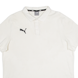 PUMA Mens Polo Shirt White XL