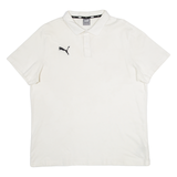 PUMA Mens Polo Shirt White XL