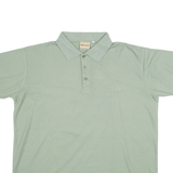 DAMART Mens Polo Shirt Green L