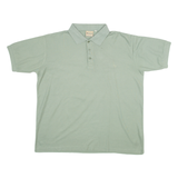 DAMART Mens Polo Shirt Green L