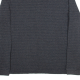 LACOSTE Regular Fit Mens Polo Shirt Grey Striped Long Sleeve XL