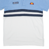 ELLESSE Mens Polo Shirt Blue S