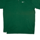 REEBOK Mens Polo Shirt Green 2XL