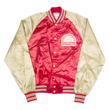 SWINGSTER Birmingham Stallions Mens Varsity Jacket Red Nylon 90s USA S