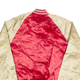 SWINGSTER Birmingham Stallions Mens Varsity Jacket Red Nylon 90s USA S