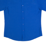 BEN SHERMAN Mens Plain Shirt Blue M