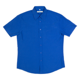 BEN SHERMAN Mens Plain Shirt Blue M