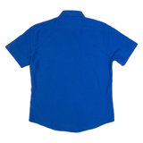 BEN SHERMAN Mens Plain Shirt Blue M