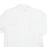 WHISTLES Frill Womens Plain Shirt White UK 10