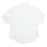 WHISTLES Frill Womens Plain Shirt White UK 10