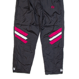 DEESSE Mens Track Pants Black Straight M W30 L30
