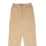 BAE Cargo Womens Trousers Beige Relaxed Tapered W26 L30