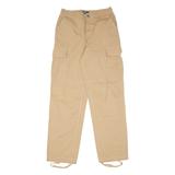 BAE Cargo Womens Trousers Beige Relaxed Tapered W26 L30
